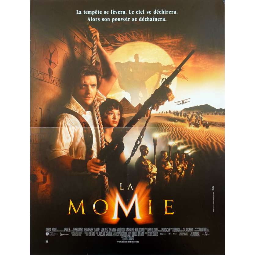 THE MUMMY Original Movie Poster  - 15x21 in. - 1999 - Stephen Sommers, Brendan Fraser