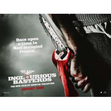 INGLORIOUS BASTERDS Original Movie Poster - 30x40 in. - 2009 - Quentin Tarantino, Brad Pitt INGLORIOUS BASTERDS Original Movie Poster - 30x40 in. - 2009 - Quentin Tarantino, Brad Pitt