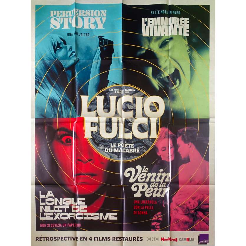 LUCIO FULCI LE POETE DU MACABRE Affiche de film - 120x160 cm. - 2019 - Florinda Bolkan, Lucio Fulci