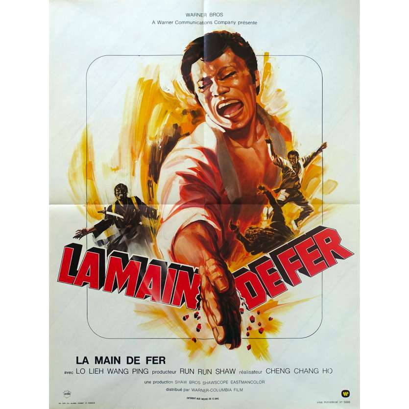 SHAW BROTHERS La Main de Fer Affiche de film 60x80 - 1972 - TIAN XIA DI YI QUAN, 5 fingers of death C7