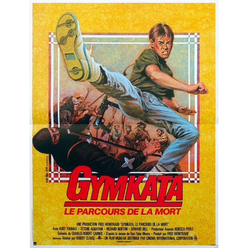 GYMKATA Original Movie Poster  - 15x21 in. - 1985 - Robert Clouse, Kurt Thomas