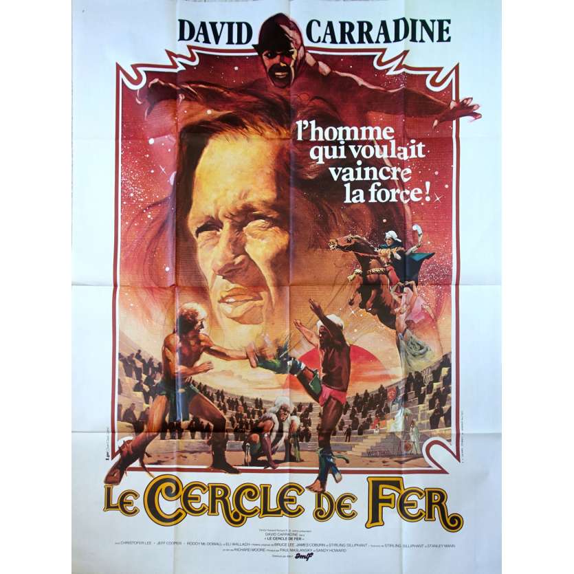 LE CERCLE DE FER Affiche de film - 120x160 cm. - 1978 - David Carradine, Richard Moore