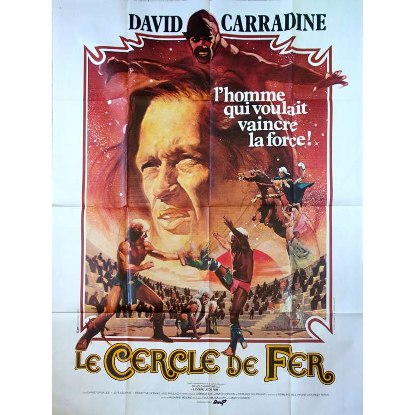 LE CERCLE DE FER Affiche de film  - 120x160 cm. - 1978 - David Carradine, Richard Moore