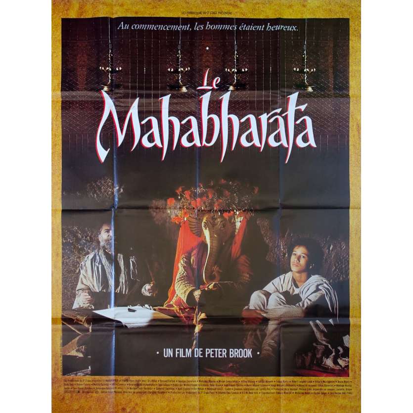 THE MAHABHARATA Original Movie Poster - 47x63 in. - 1989 - Peter Brooks, Erika Alexander