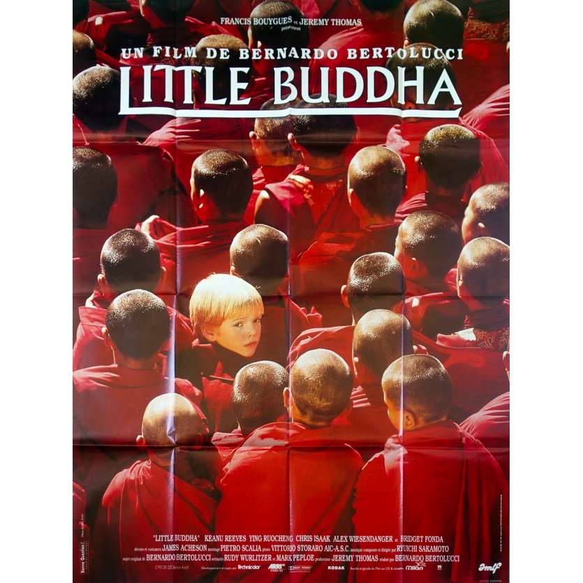 LITTLE BUDDHA Original Movie Poster - 47x63 in. - 1993 - Bernardo Bertolucci, Keanu Reeves