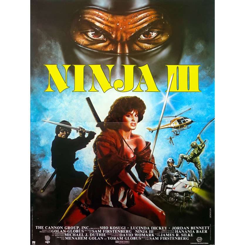 NINJA III THE DOMINATION Original Movie Poster - 15x21 in. - 1984 - Sam Firstenberg, Shô Kosugi