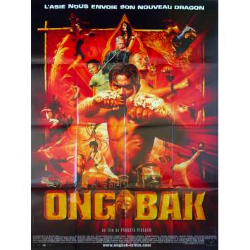 ONG BAK Original Movie Poster - 47x63 in. - 2003 - Prachya Pinkaew, Tony Jaa