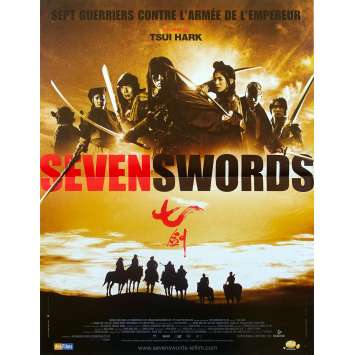 SEVEN SWORDS Affiche de film - 40x60 cm. - 2005 - Donnie Yen, Tsui Hark