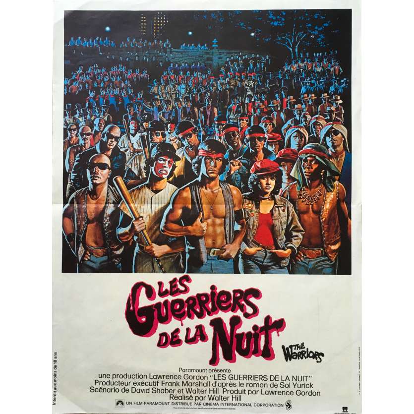 GUERRIERS DE LA NUIT Affiche 40x60 FR '79 Walter Hill, Warriors