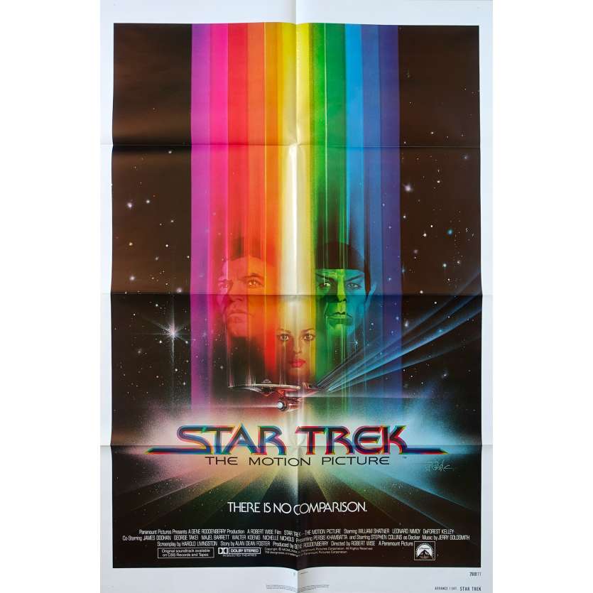 STAR TREK Affiche de film - 69x104 cm. - 1979 - William Shatner, Robert Wise