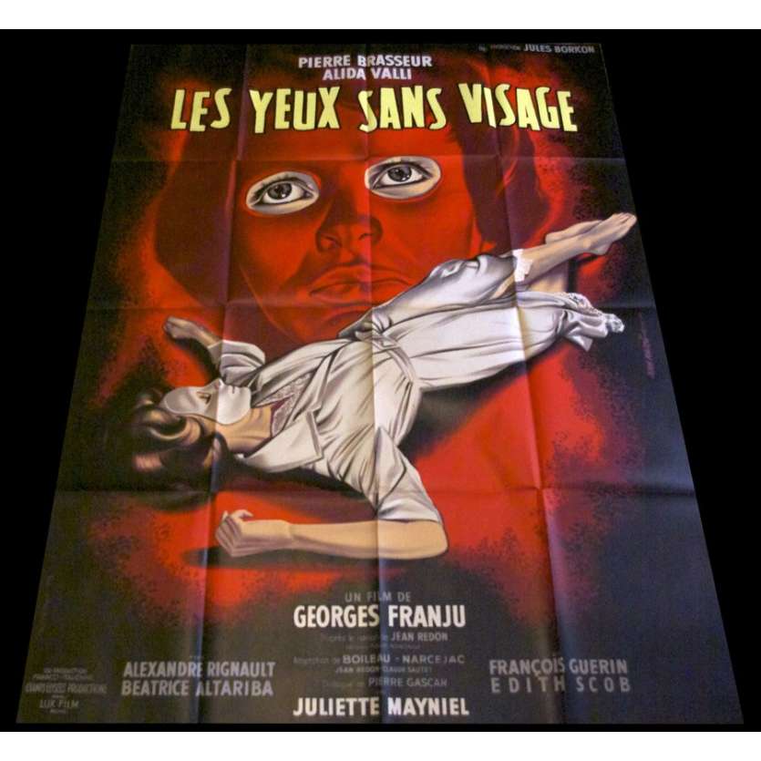 LES YEUX SANS VISAGE Affiche originale Grande FR Franju