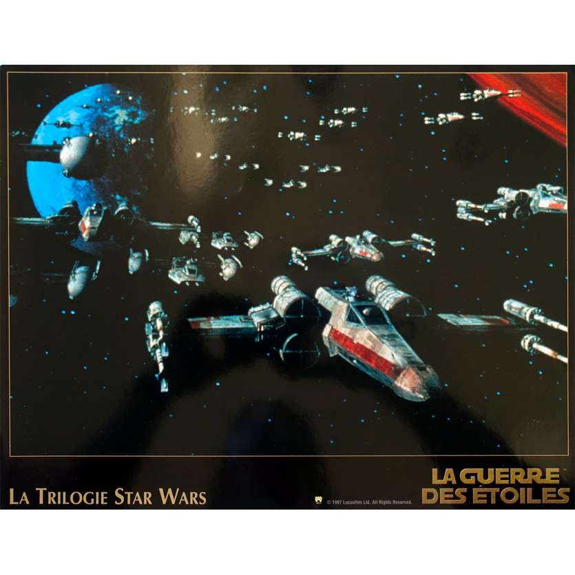 STAR WARS TRILOGIE Photo de film N06 - 24x30 cm. - 1997 - Harrison Ford, Carrie Fisher, George Lucas