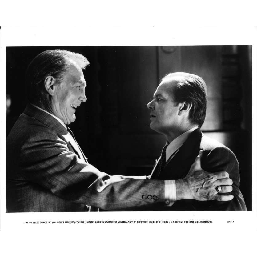 BATMAN Photo de presse N12 - 20x25 cm. - 1989 - Jack Nicholson, Tim Burton