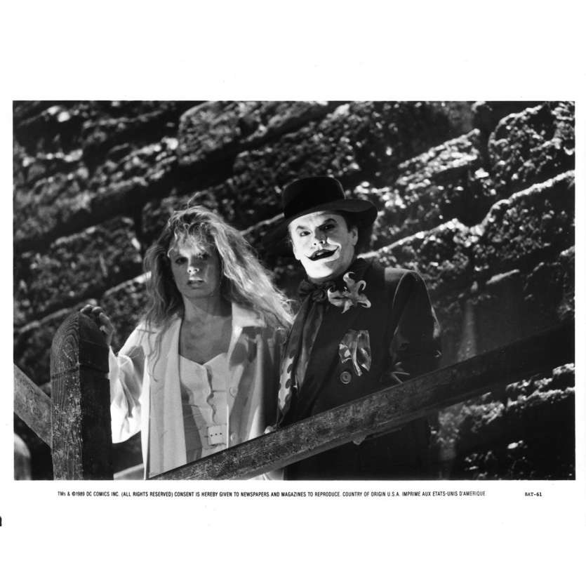 BATMAN Photo de presse N10 - 20x25 cm. - 1989 - Jack Nicholson, Tim Burton