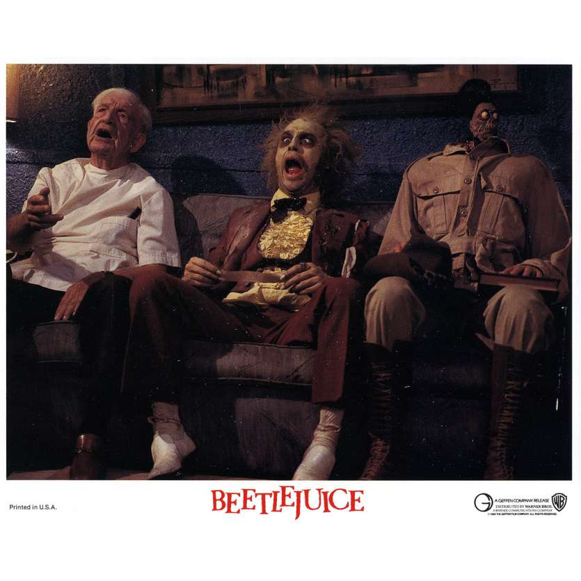 BEETLEJUICE Photo de film N06 - 20x25 cm. - 1988 - Michael Keaton, Tim Burton