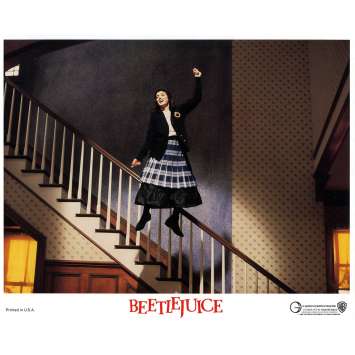 BEETLEJUICE Lobby Card N03 - 8x10 in. - 1988 - Tim Burton, Michael Keaton BEETLEJUICE Lobby Card N03 - 8x10 in. - 1988 - Tim Burton, Michael Keaton