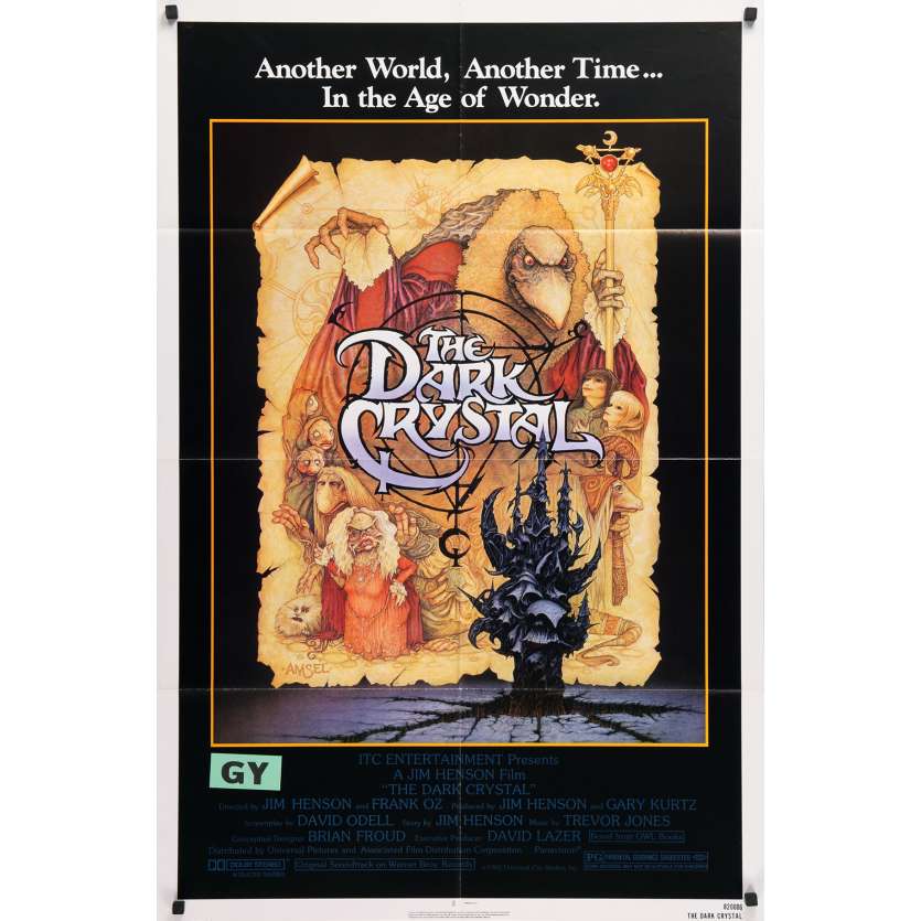 DARK CRYSTAL Movie Poster - 27x40 in. - 1982 - Jim Henson, Franck Oz