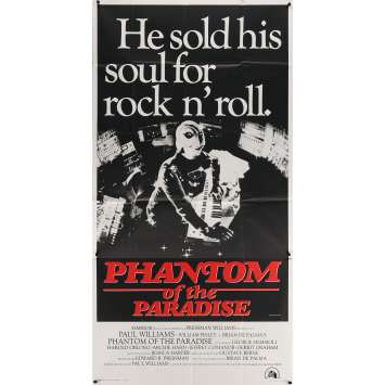 PHANTOM OF THE PARADISE Movie Poster - 41x81 in. - 1974 - Brian de Palma, Paul Williams PHANTOM OF THE PARADISE Movie Poster - 41x81 in. - 1974 - Brian de Palma, Paul Williams