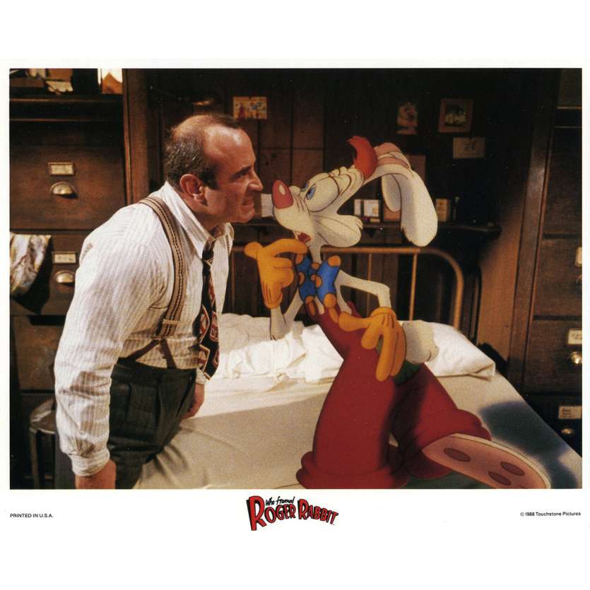 WHO FRAMED ROGER RABBIT Lobby Card N05 - 8x10 in. - 1988 - Robert Zemeckis, Bob Hoskins