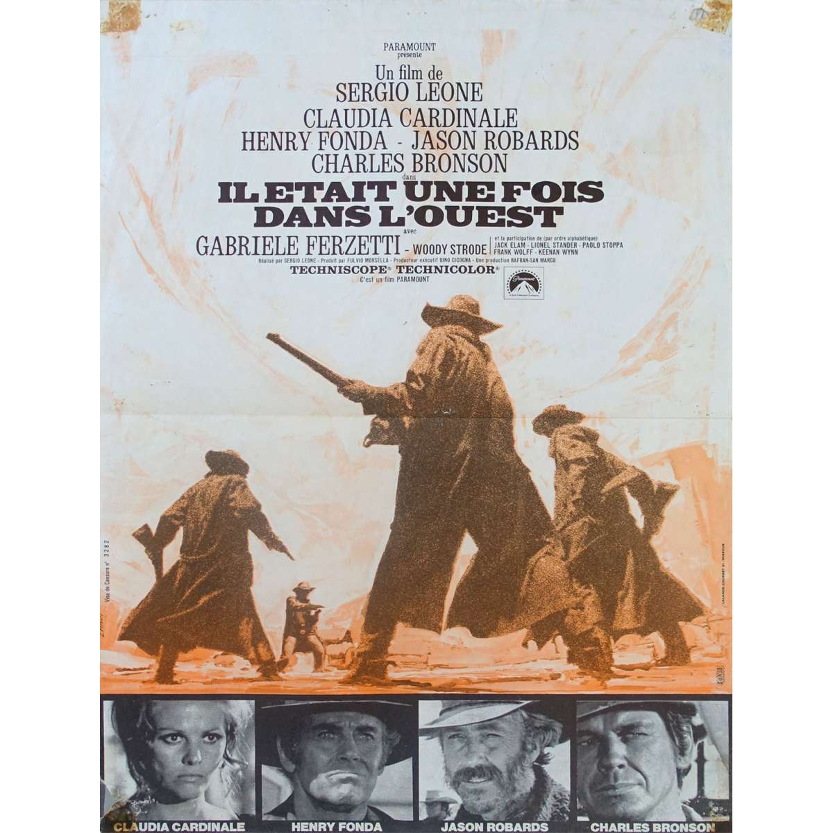 Film Il Etait Une Fois Dans L Ouest Affiche de IL ETAIT UNE FOIS DANS L'OUEST / ONCE UPON A TIME IN THE WEST