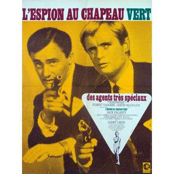 THE SPY IN THE GREEN HAT Original Movie Poster - 23x32 in. - 1967 - Joseph Sargent, Robert Vaughn