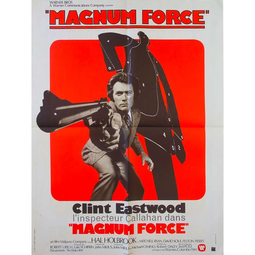 MAGNUM FORCE Affiche de film  - 60x80 cm. - 1973 - Clint Eastwood, Ted Post