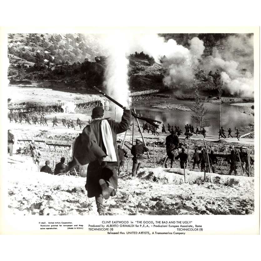 LE BON LA BRUTE ET LE TRUAND Photo de presse GUB-UN3 - 20x25 cm. - 1966 - Clint Eastwood, Sergio Leone