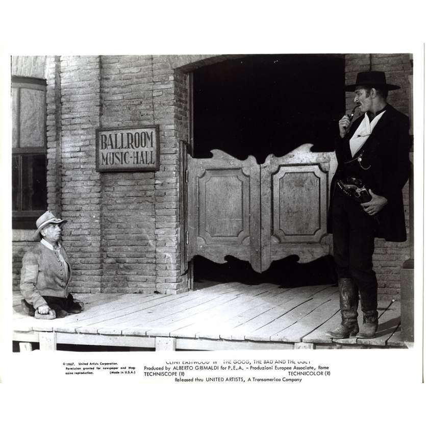 LE BON LA BRUTE ET LE TRUAND Photo de presse GUB-UN2 - 20x25 cm. - 1966 - Clint Eastwood, Sergio Leone