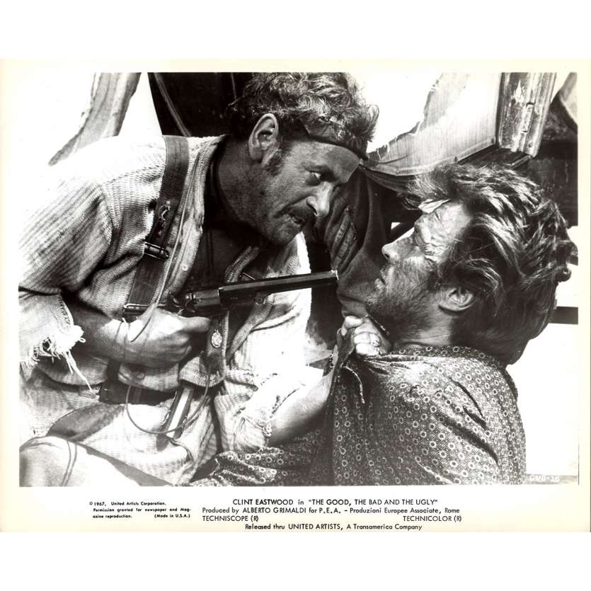 LE BON LA BRUTE ET LE TRUAND Photo de presse GUB-20 - 20x25 cm. - 1966 - Clint Eastwood, Sergio Leone