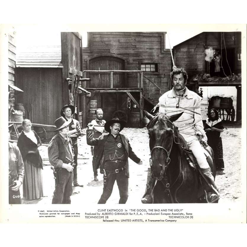LE BON LA BRUTE ET LE TRUAND Photo de presse GUB-2 - 20x25 cm. - 1966 - Clint Eastwood, Sergio Leone