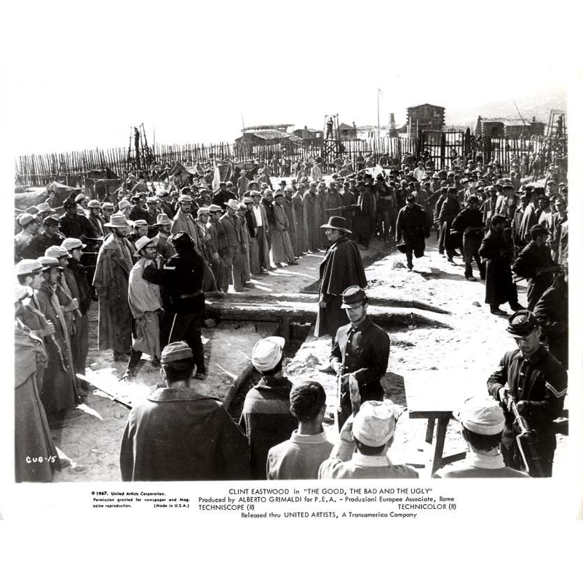 LE BON LA BRUTE ET LE TRUAND Photo de presse GUB-15 - 20x25 cm. - 1966 - Clint Eastwood, Sergio Leone