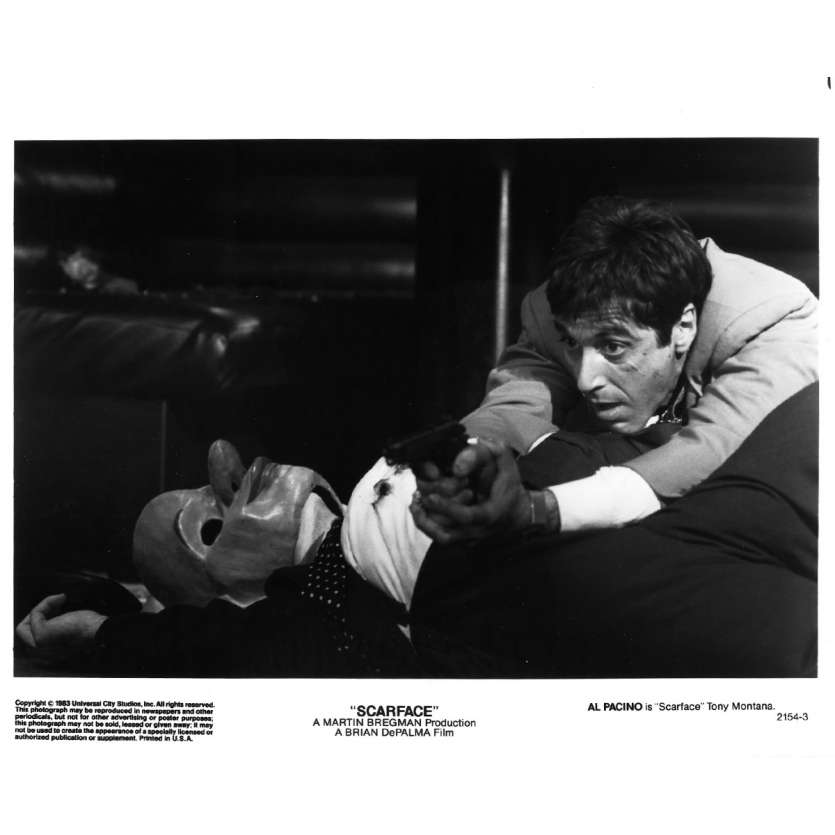 SCARFACE Photo de presse 2154-3 - 20x25 cm. - 1983 - Al Pacino, Brian de Palma