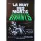 NIGHT OF THE LIVING DEAD Original Movie Poster  - 15x21 in. - 1968 - George A. Romero, Duane Jones