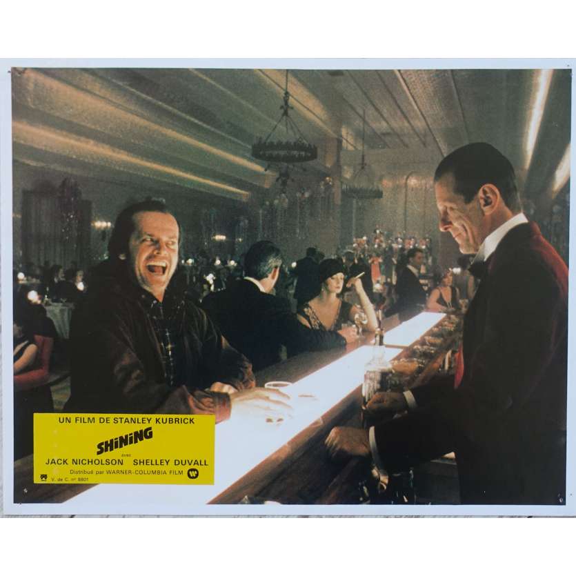 THE SHINING Original Lobby Card N02 - 9x12 in. - 1980 - Stanley Kubrick, Jack Nicholson