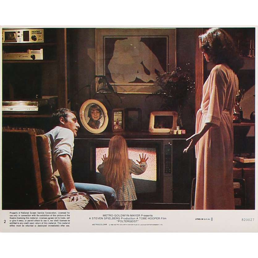 POLTERGEIST Photo de film N2 - 20x25 cm. - 1982 - Heather o'rourke, Steven Spielberg