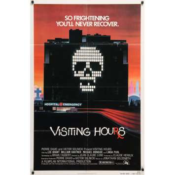 VISITING HOURS Original Movie Poster - 27x41 in. - 1982 - Jean-Claude Lord, Michael Ironside
