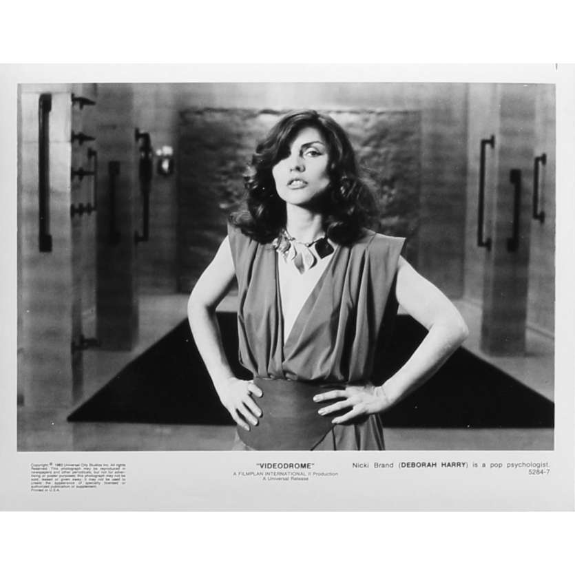 VIDEODROME Photo de presse N07 - 20x25 cm. - 1983 - James Woods, David Cronenberg