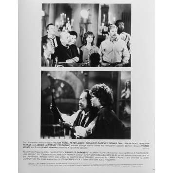 PRINCE DES TENEBRES Photo de presse N02 - 20x25 cm. - 1987 - Donald Pleasence, John Carpenter