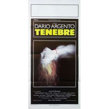 TENEBRE Movie Poster 13x28 in. - 1982 - Dario Argento, John Saxon TENEBRE Movie Poster 13x28 in. - 1982 - Dario Argento, John Saxon