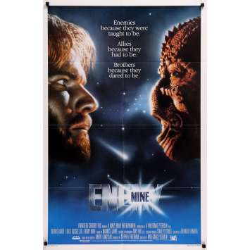 ENEMY Original Movie Poster - 27x40 in. - 1985 - Wolfgang Petersen, Dennis Quaid