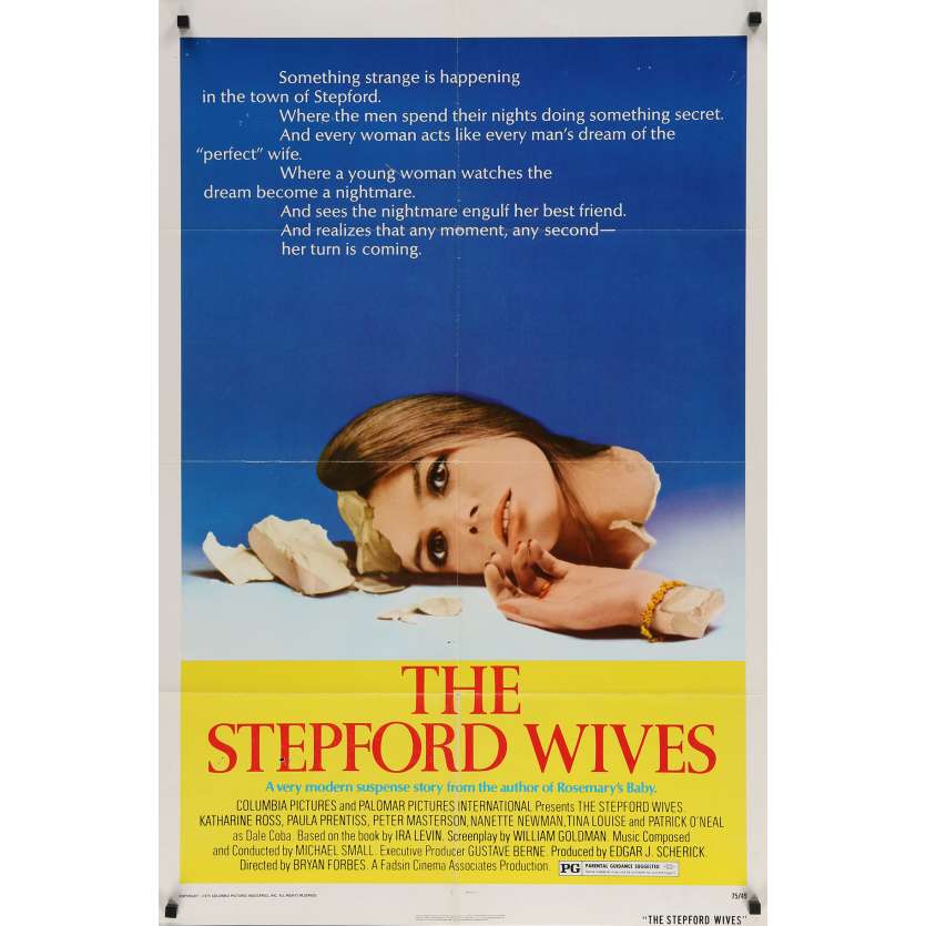 THE STEPFORD'S WIVES Original Movie Poster  - 27x40 in. - 1975 - Bryan Forbes, Katharine Ross