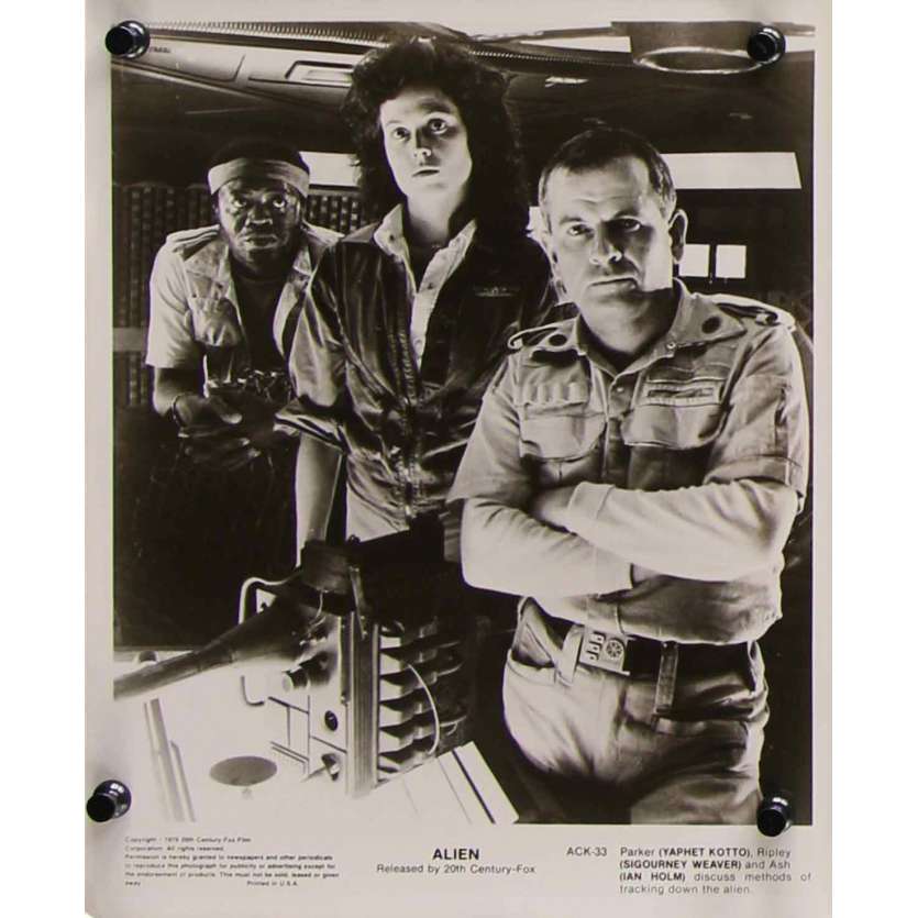 ALIEN Photo de presse ACK-33 - 20x25 cm. - 1979 - Sigourney Weaver, Ridley Scott