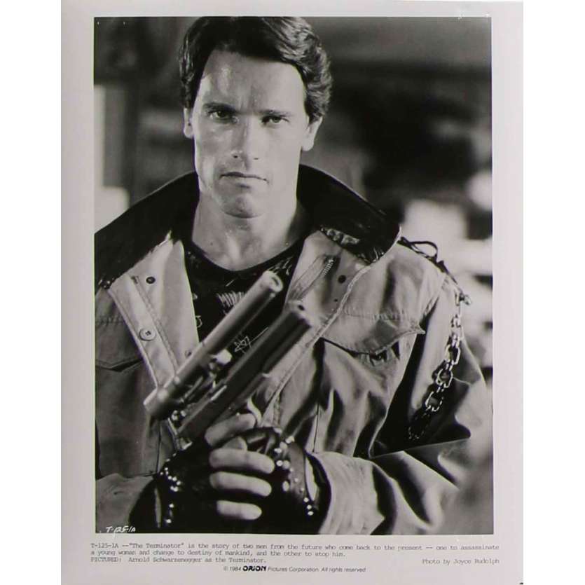 TERMINATOR Photo de presse T-125-1A - 20x25 cm. - 1983 - Arnold Schwarzenegger, James Cameron