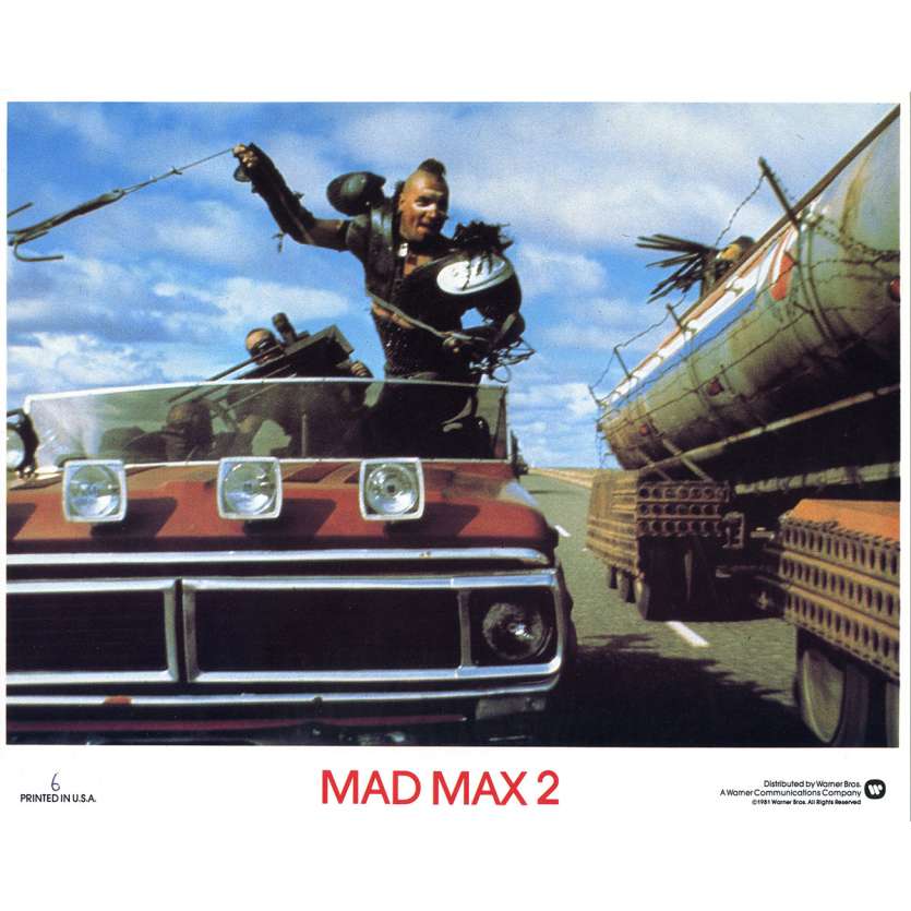 MAD MAX 2: THE ROAD WARRIOR Original Lobby Card N06 - 8x10 in. - 1982 - George Miller, Mel Gibson