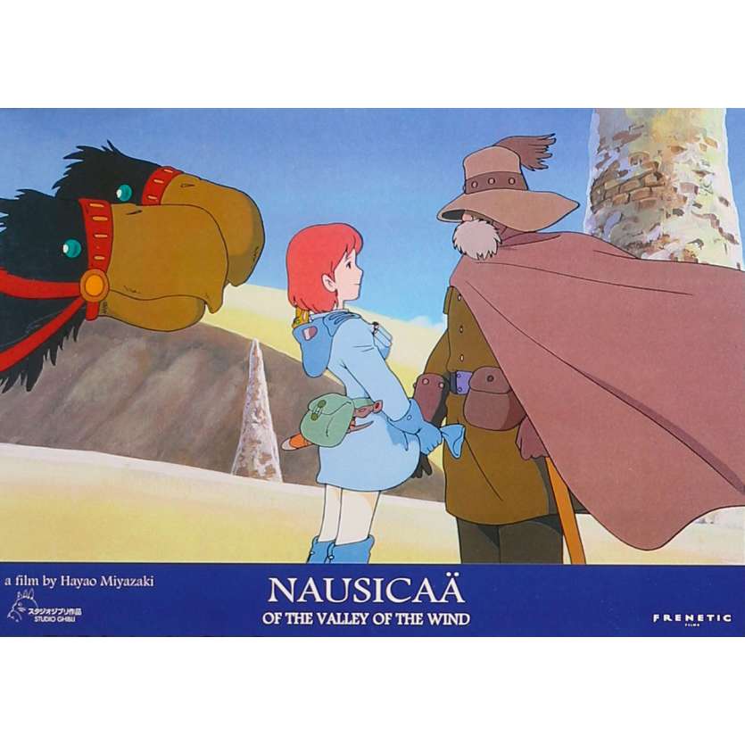 NAUSICAA Original Lobby Card N01 - 9x12 in. - 1984 - Hayao Miyazaki, Sumi Shimamoto