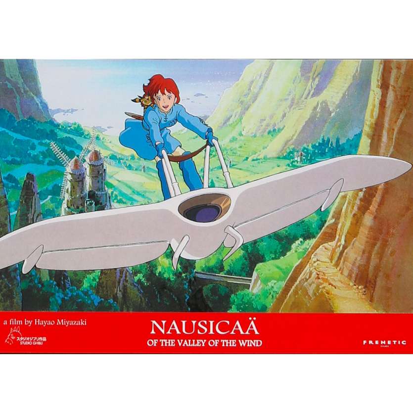NAUSICAA Original Lobby Card N03 - 9x12 in. - 1984 - Hayao Miyazaki, Sumi Shimamoto