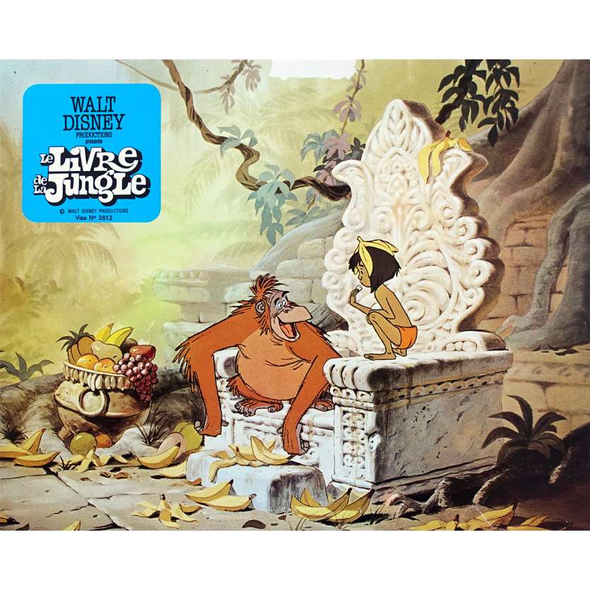 LE LIVRE DE LA JUNGLE Photo de film N02 - 21x30 cm. - 1967 - Louis Prima, Walt Disney
