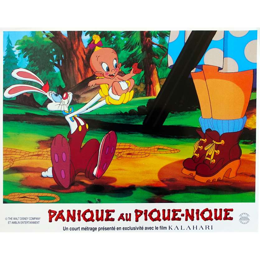 ROGER RABBIT - PANIQUE AU PIQUE-NIQUE Photo de film N01 - 21x30 cm. - 1993 - Kathleen Turner, Barry Cook