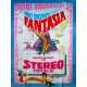 FANTASIA Original Movie Poster  - 47x63 in. - R1960 - Walt Disney, Deems Taylor