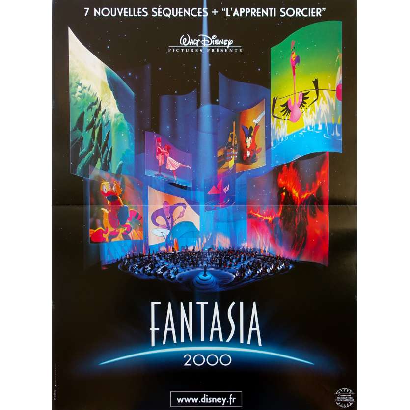 FANTASIA 2000 Original Movie Poster - 15x21 in. - 1999 - Walt Disney, Steve Martin